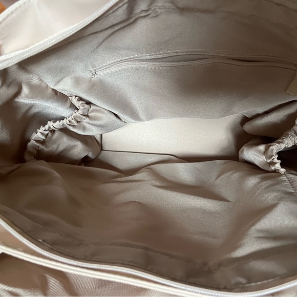 BEIS Beige Cream Structured Commuter Tote Bag - Picture 4 of 9